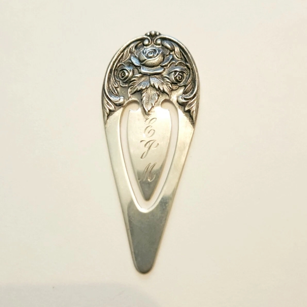 S. Kirk&Son Vintage Floral Sterling Clip
